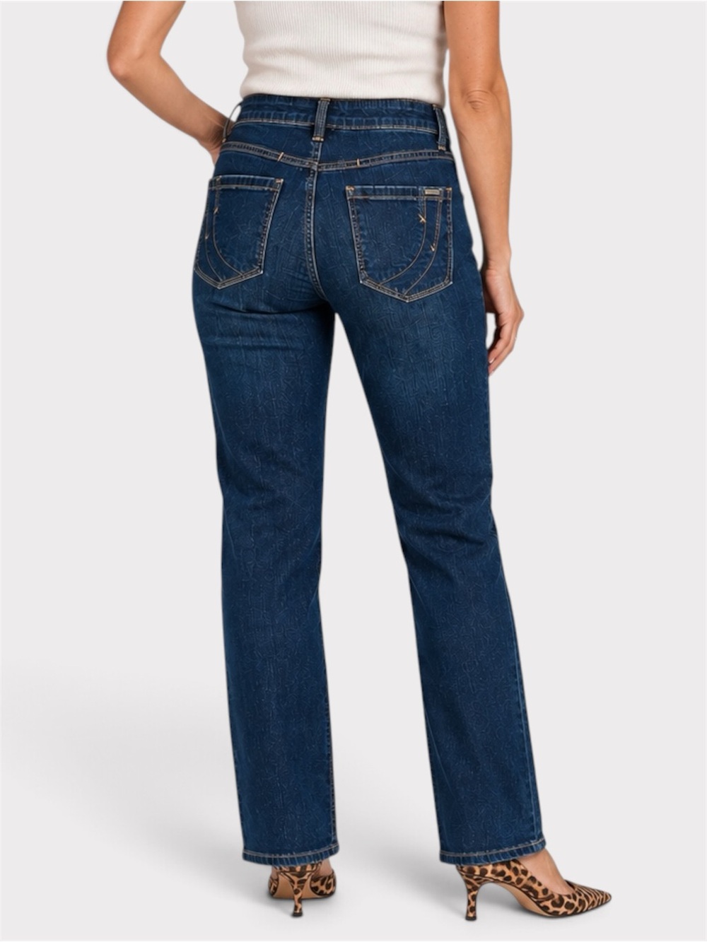 FDJ French Dressing Peggy High Rise Stretch Jeans 8P Petite